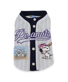 PET PARADISE スヌーピー ベースボール Ｔシャツ 《グレー》 中型犬 大型犬