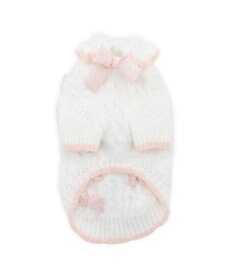 PET PARADISE cherircouture リボン編込ニット 小型犬
