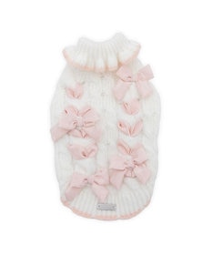 PET PARADISE cherircouture リボン編込ニット 小型犬