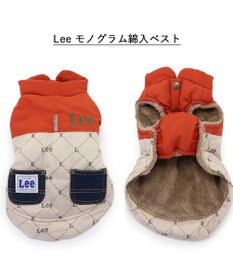 PET PARADISE LEE 綿入ベスト モノグラム 《オレンジ》 小型犬