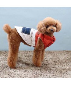 PET PARADISE LEE 綿入ベスト モノグラム 《オレンジ》 小型犬
