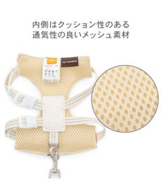 PET PARADISE ペットパラダイス スリム ハーネス＆リード 《苺総柄》 ＳＭ 中型犬
