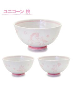 Mother garden マザーガーデン ユニコーン くっつきにくい ご飯茶碗 中盛 ピンク