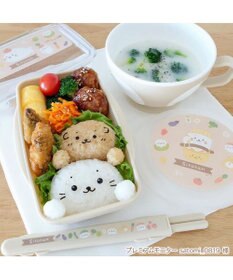 Mother garden しろたん 蓋つきスープマグカップ キッチン柄 460mL 日本製