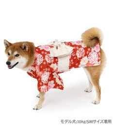 PET PARADISE ペットパラダイス 手毬菊 着物 中型犬