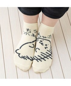 Mother garden しろたん スニーカー丈 靴下 3足セット 《手つなぎ・ビット柄・もうつかれちゃった》 21～24cm