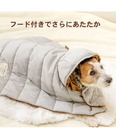 PET PARADISE ペットパラダイス フード付 防寒 ブランケット 大