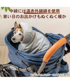 PET PARADISE ペットパラダイス フード付 防寒 ブランケット 大