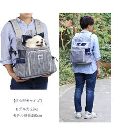PET PARADISE Lee ハグ&リュック ヒッコリー キャリーバッグ S 超小型犬