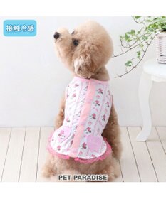PET PARADISE ディズニー ミニーマウス 接触冷感背中開き タンクトップ 《レース柄》 小型犬