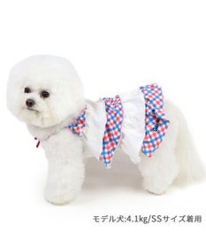 PET PARADISE リサとガスパール エコメイド ワンピース 《チェック》 小型犬