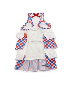 PET PARADISE リサとガスパール エコメイド ワンピース 《チェック》 小型犬