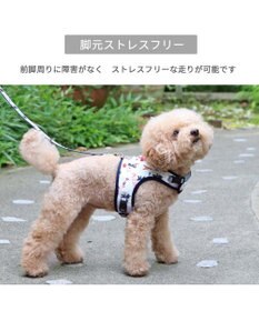 PET PARADISE リサとガスパール 保冷剤ポケット付き ハーネス 3S 小型犬