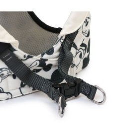 PET PARADISE ディズニー ミッキーマウス＆プルート ベストハーネス 《モノクロ》 ＳＳ