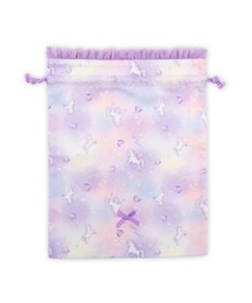 Mother garden マザーガーデン ユニコーン 巾着 《ぷっくり柄》 大