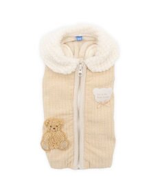 PET PARADISE ペットパラダイス くまちゃん 背開き ジップアップ ベスト 小型