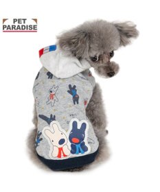 PET PARADISE リサとガスパール  パーカー 総柄 小型犬