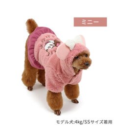 PET PARADISE ディズニー ミニー もこもこ パーカー 小型犬