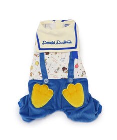 PET PARADISE ディズニー ドナルドダック 90周年 パンツ上下 《パーティ柄》 小型犬