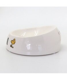 PET PARADISE 【受注生産】スヌーピー えさ皿 食器  名前と誕生日が入ります！  オーダーメイドフードボウル【小】