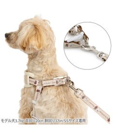 PET PARADISE リサとガスパール  ハーネス&リード ナチュラル３Ｓ 小型犬