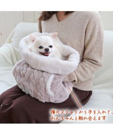 PET PARADISE ペットパラダイス 犬たんぽ 遠赤外線 《アラン柄》 32×38cm