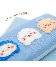 Mother garden しろたん クロス付 サガラ刺繍 眼鏡ケース 《お友達》 単品