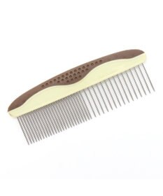 PET PARADISE ペティソワン ペットケア用品 ダブルコーム くし クシ 茶系