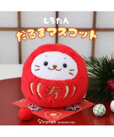 しろたん だるま マスコット 《寿赤だるま》 8cm 単品 / Mother