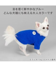 PET PARADISE J.PRESS シャギー風ニット 《ブルー》 小型犬