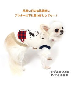 PET PARADISE スヌーピー ペティヒート プレミアム タンクトップ 《おやつ柄》小型犬
