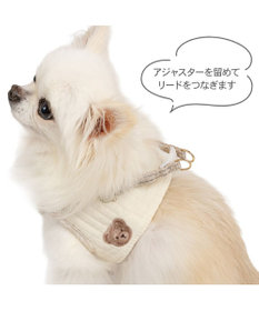 PET PARADISE ペットパラダイス くまちゃん グレンチェック ベストハーネス  小型犬 SS