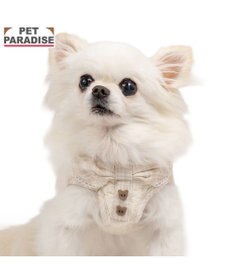 PET PARADISE ペットパラダイス くまちゃん グレンチェック ベストハーネス  小型犬 SS