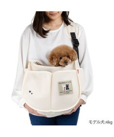 PET PARADISE リサとガスパール メッシュスリング 《ホワイト》 Ｍ 小型犬 約4～8㎏