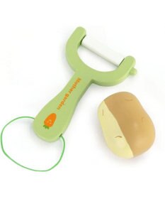 Mother garden マザーガーデン 木製 おままごと  野いちご ピーラー・皮むき器