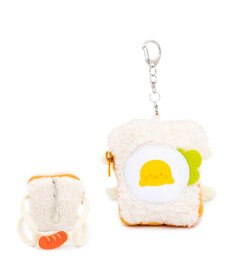 Mother garden しろたん ついてきちゃうしろたん マスコット専用リュック 《目玉焼きトースト》 単品