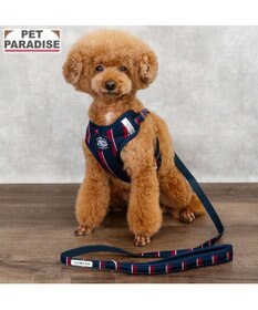 PET PARADISE J.PRESS  レジメンタル ハーネス＆リード 小型犬 ３Ｓ