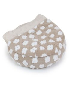 PET PARADISE ペットパラダイス  ボア寝袋 丸型《お花柄》M  径60cm 小型犬