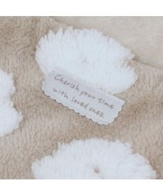 PET PARADISE ペットパラダイス  ボア寝袋 丸型《お花柄》M  径60cm 小型犬