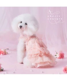 PET PARADISE cherircouture メニ―ローズ ワンピース ピンク 小型犬