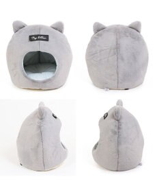 PET PARADISE 【注文商品】愛猫のお名前刺繍入り 猫 ベッド ねこハウス (38×40cm)