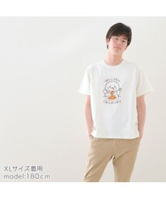 Mother garden しろたん 復刻 Tシャツ 半袖  《ぼくしろたん これナポリタン》 白色　S/M/L/XL