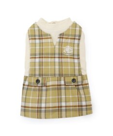 PET PARADISE J.PRESS スカートつなぎ《タータンチェック》 小型犬