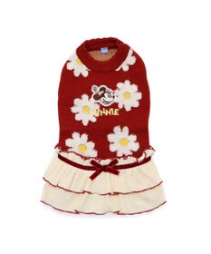 PET PARADISE ディズニー ミニー ニットスカート《花柄》小型犬
