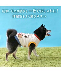 PET PARADISE スヌーピー プレミアム ペティヒート タンクトップ 《ドーナツ柄》 中型犬 大型犬