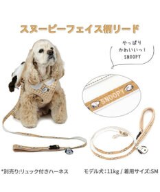 PET PARADISE スヌーピー リード  反射チャーム付き 《フェイス》ＳＭ 中型犬