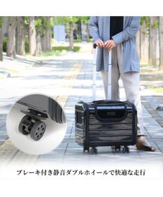 PET PARADISE キャリーバッグ キャスター付き 4輪 カート【小型犬】 ハード ブラック