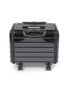 PET PARADISE キャリーバッグ キャスター付き 4輪 カート【小型犬】 ハード ブラック