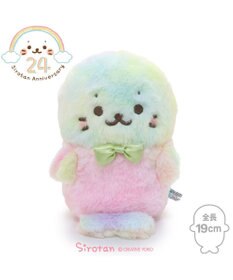 しろたん 虹のふわふわ マスコット 19cm / Mother garden しろたん 虹のふわふわ マスコット 19cm / Mother garden