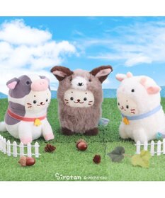 Mother garden しろたん お座り ちびマスコット 赤ちゃんシリーズ うし・ロバ・ヤギ・ 11cm 単品